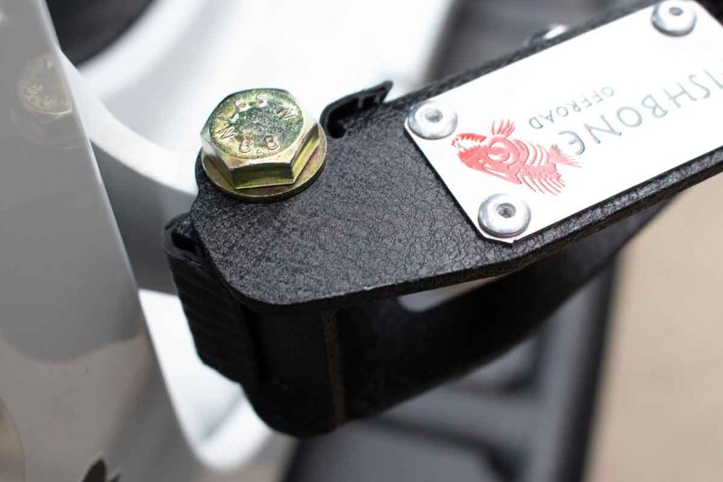 Jeep Gladiator JT Foot Pegs - Fishbone Offroad - Textured Powder Coat - Black - `20-`27